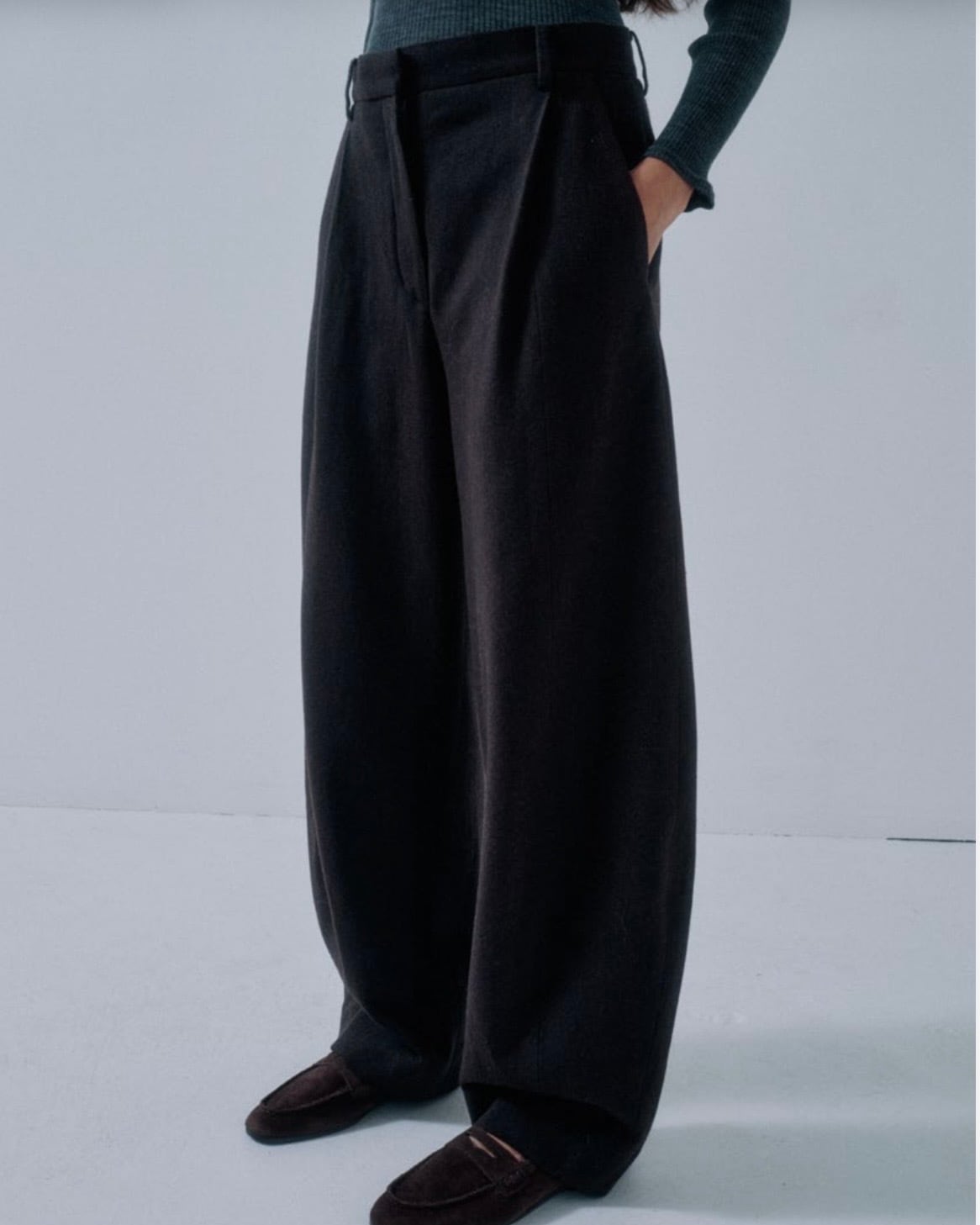 SAYAKA DAVIS/cacao trousers