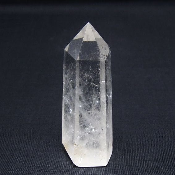 水晶 六角柱 ポイント 置物 一点物 142-10993