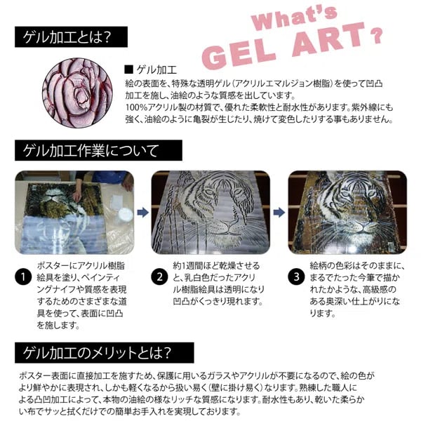 サムトフト 絵画「ワン オブ ファイブ ドリス」Mサイズ ゲル加工アート
