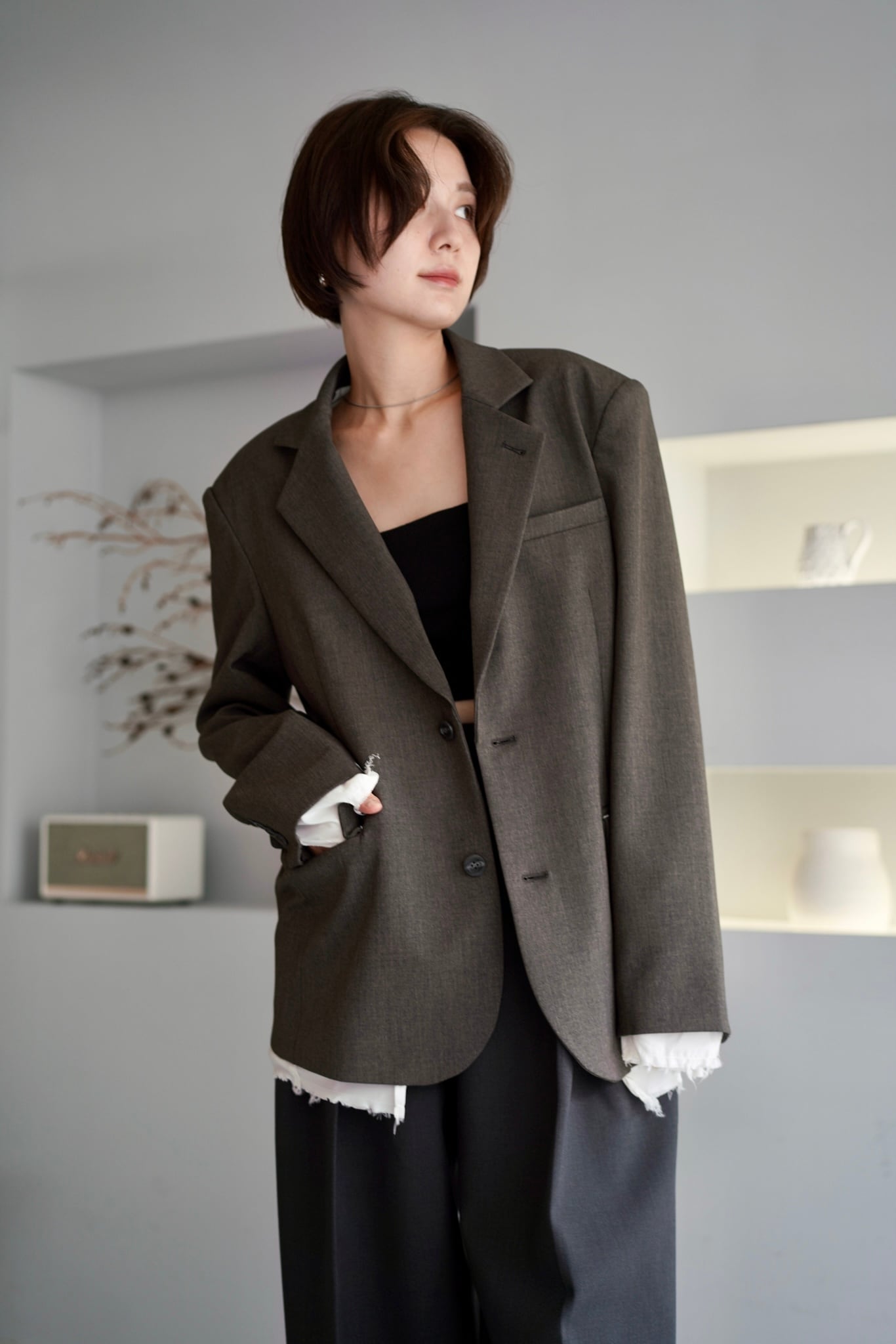 TODAYFUL Over Shoulder Jacket オーバーショルダージャケット 