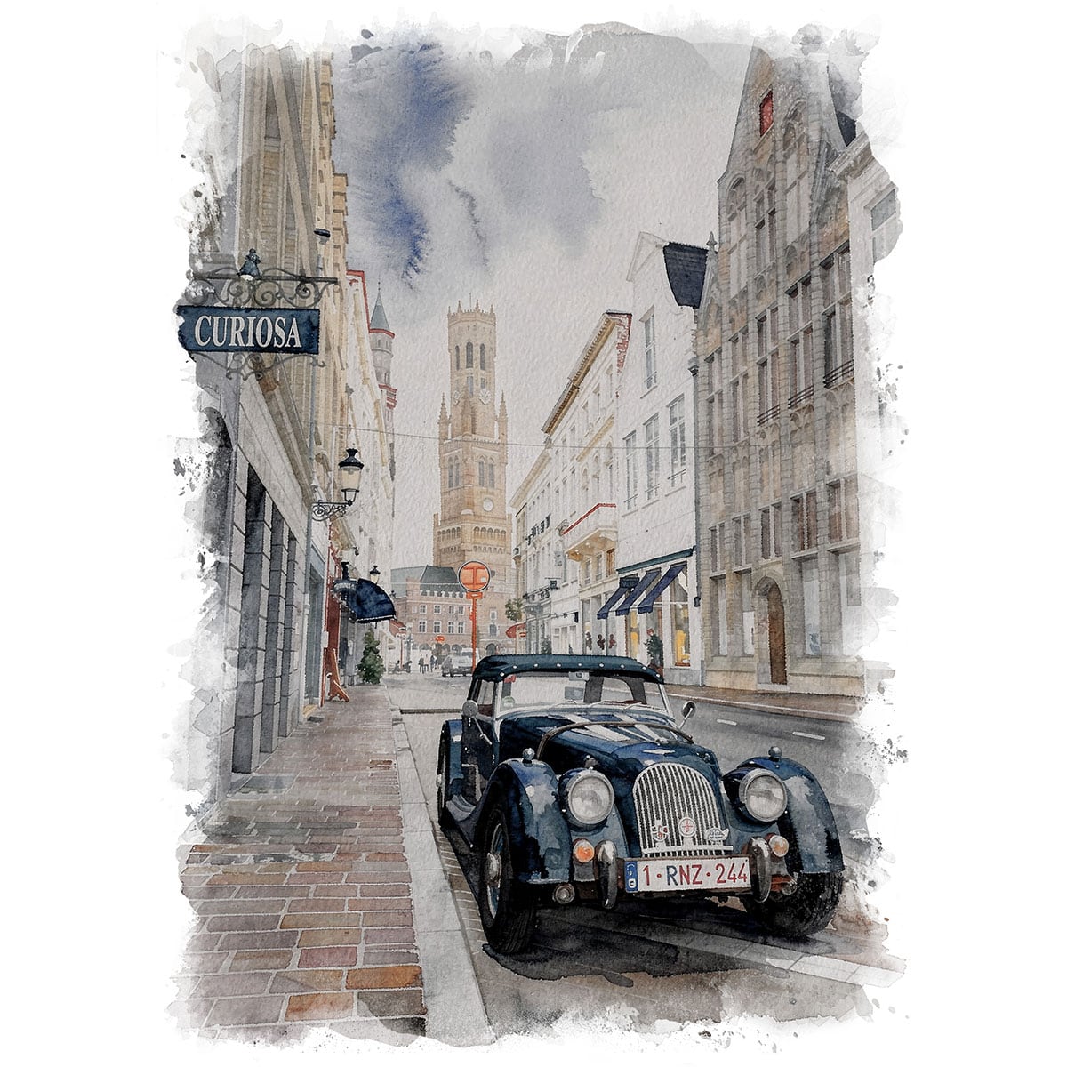 ブルージュ | インテリア絵画の専門店 ビッグフィールドギャラリー水彩