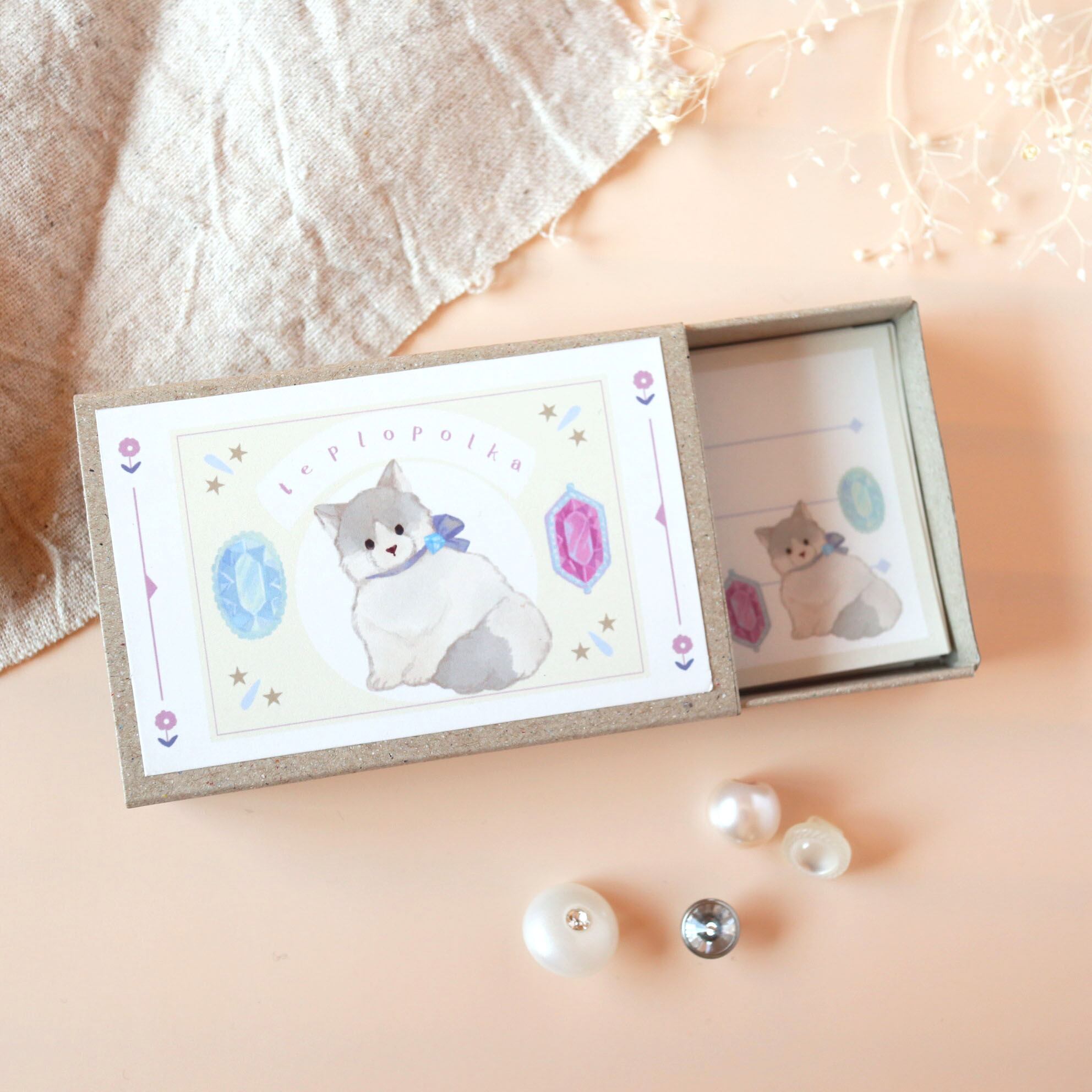 紙もの⑱ おすそ分けポケット &コメントカードセット くまトッパー 紙