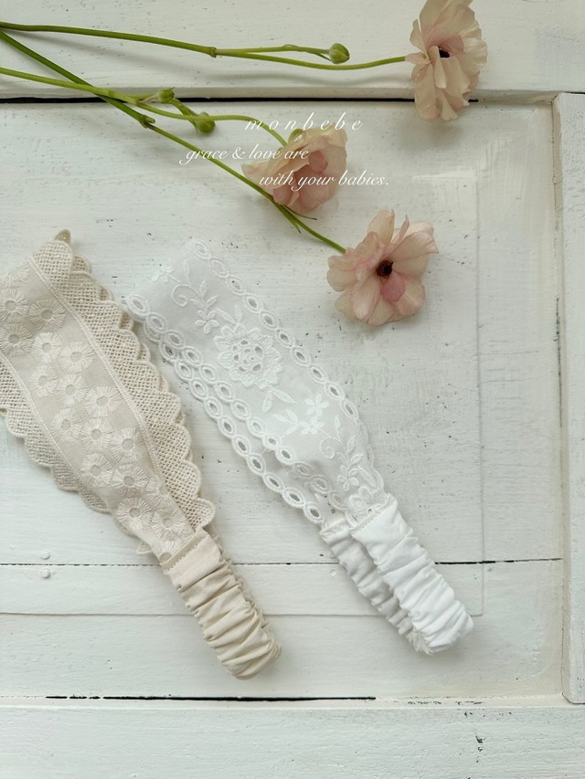 予約：Lace hair band〔monbebe〕