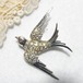 ツバメのブローチ　コスチュームジュエリーのセール通販　11733B