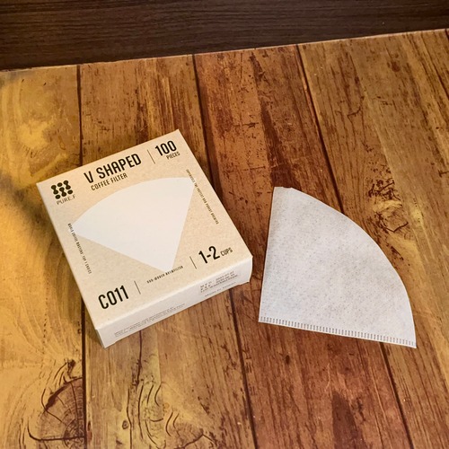 PURE.F 不織布フィルター 円錐1〜2杯用（100枚入り）