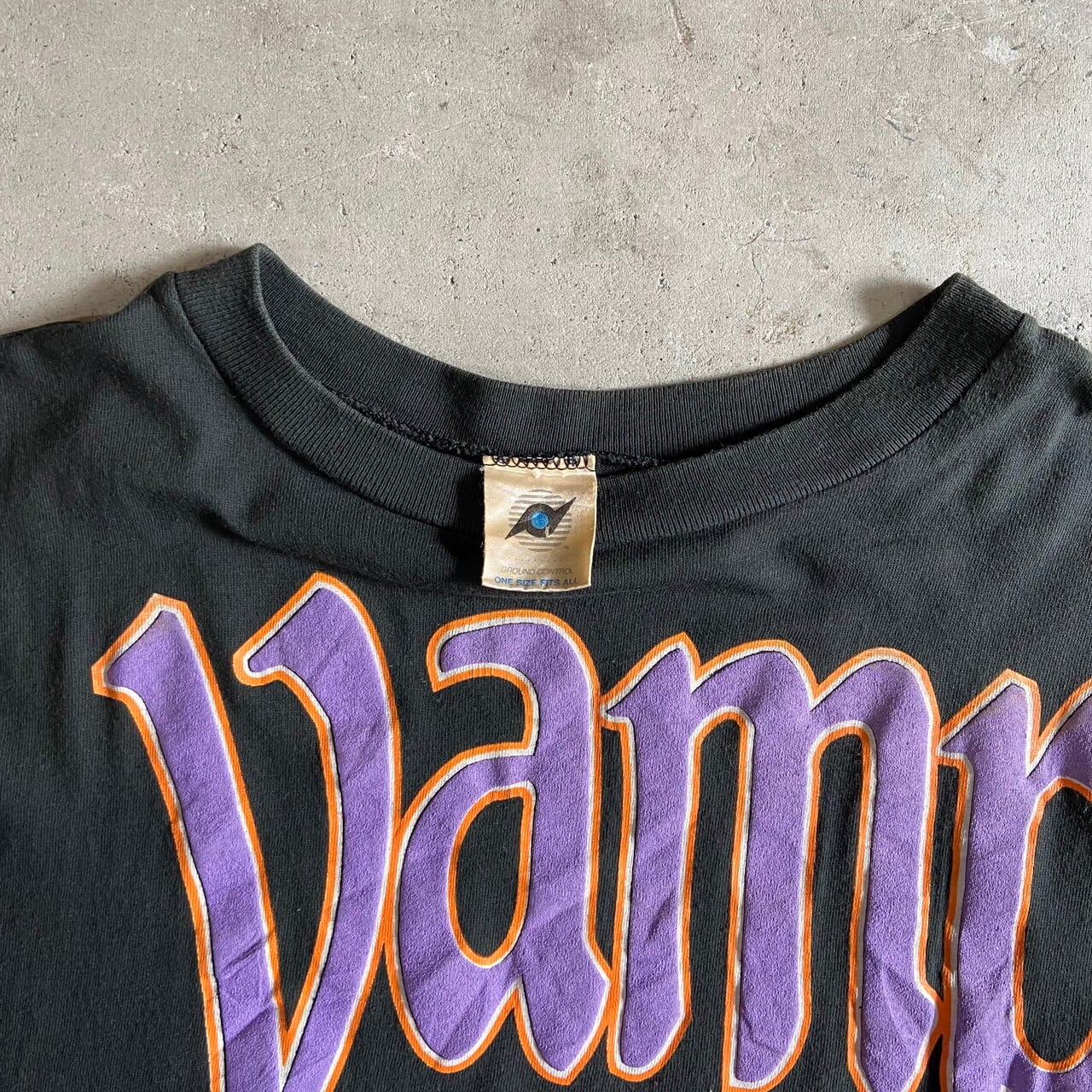 90年代 USA製 VAMP 発泡プリント Tシャツ メンズXL相当 古着