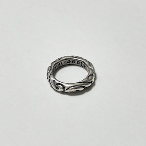 Old ROYAL ORDER 925 Silver Ribbon Band Ring