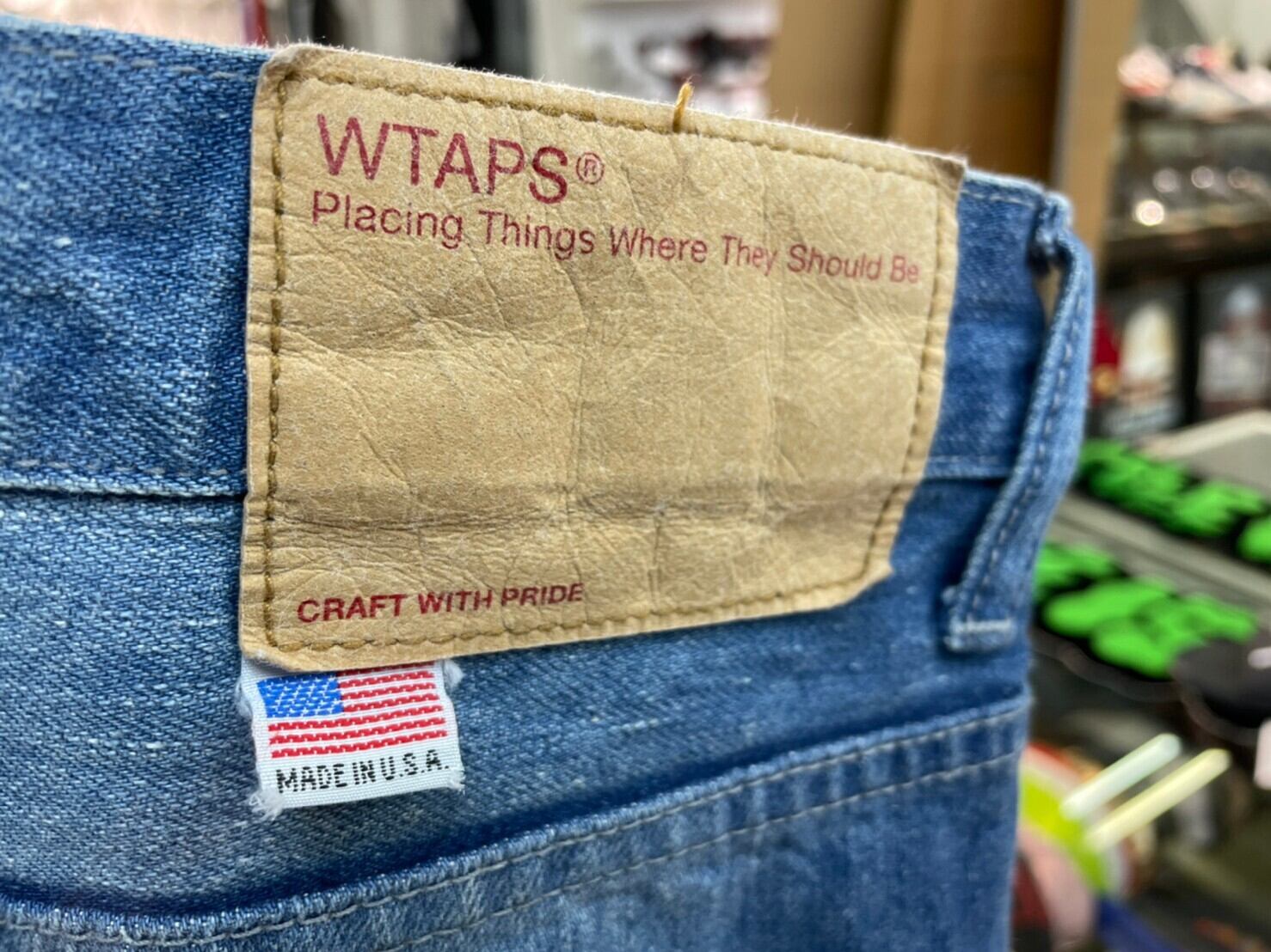 WTAPS BLUES. VERY SKINNY TRASH TROUSERS. COTTON. DENIM. LARGE ...