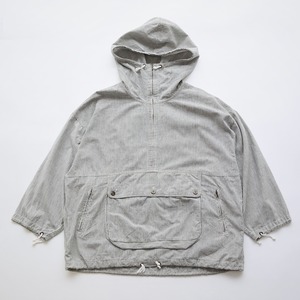 I.S. ISSEY MIYAKE CHISATO TSUMORI DESIGN STRIPE COTTON ANORAK HOODIE
