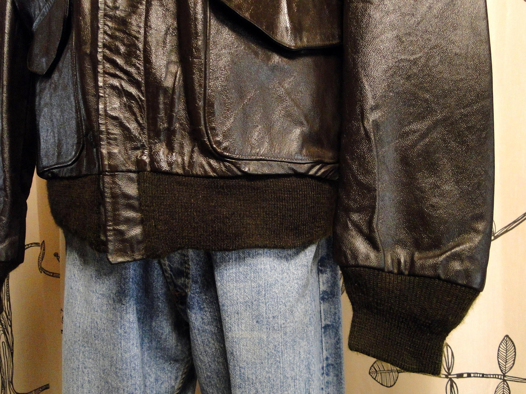 80's スピワック spiewak & sons A-2 ビンテージレザー Made in U.S.A.