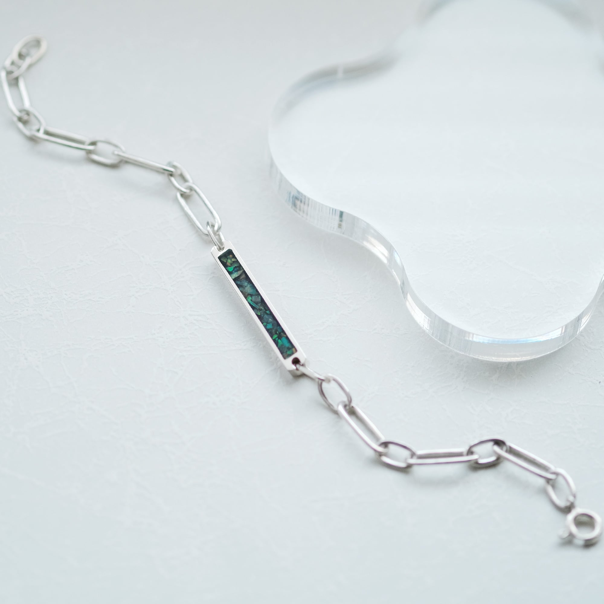 オパール 銀河 ブレスレット シルバー925 | クラウドジュエリー