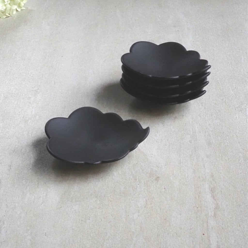 東 一仁/ウンリュウ豆皿 black