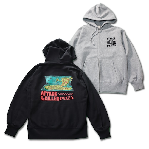 ATTACK OF THE KILLER PIZZA Zip Hoodie