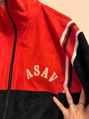 【ご予約分】【Vintage】70s–80s French Velour Track Jacket "ASAV"