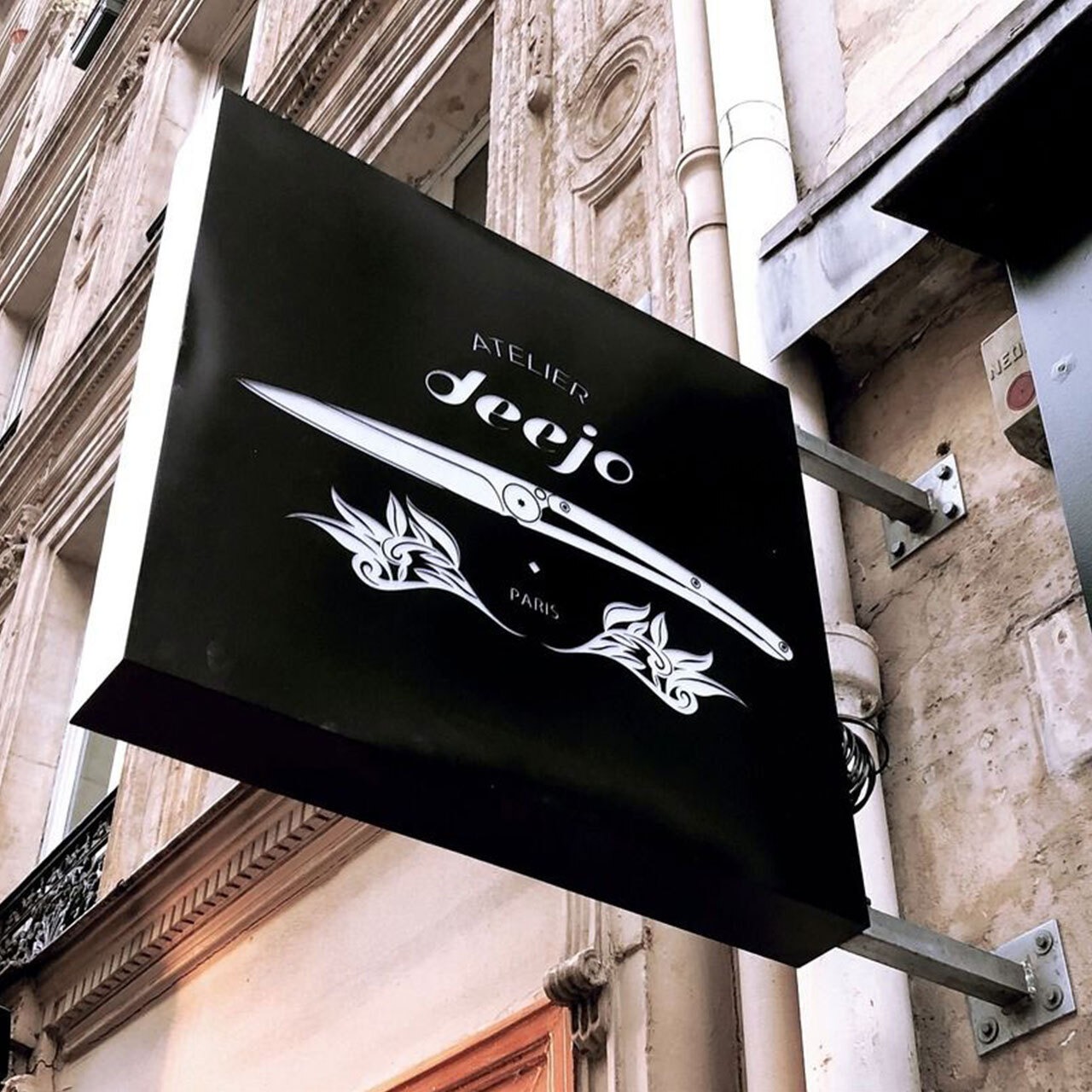 【deejo】Pocket Knife　naked 15g ART DECO-BLACK