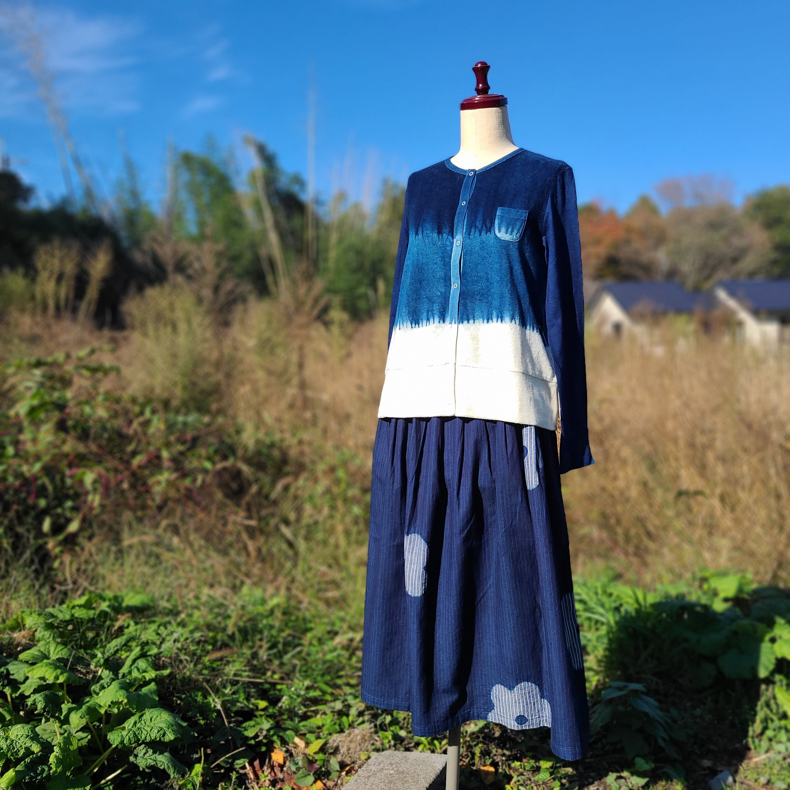 琉球藍染工房 カディコットン カシュクール｜ファッション 