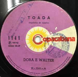 Dora E Walter『Toada / A Saudade Dela -7inch-』