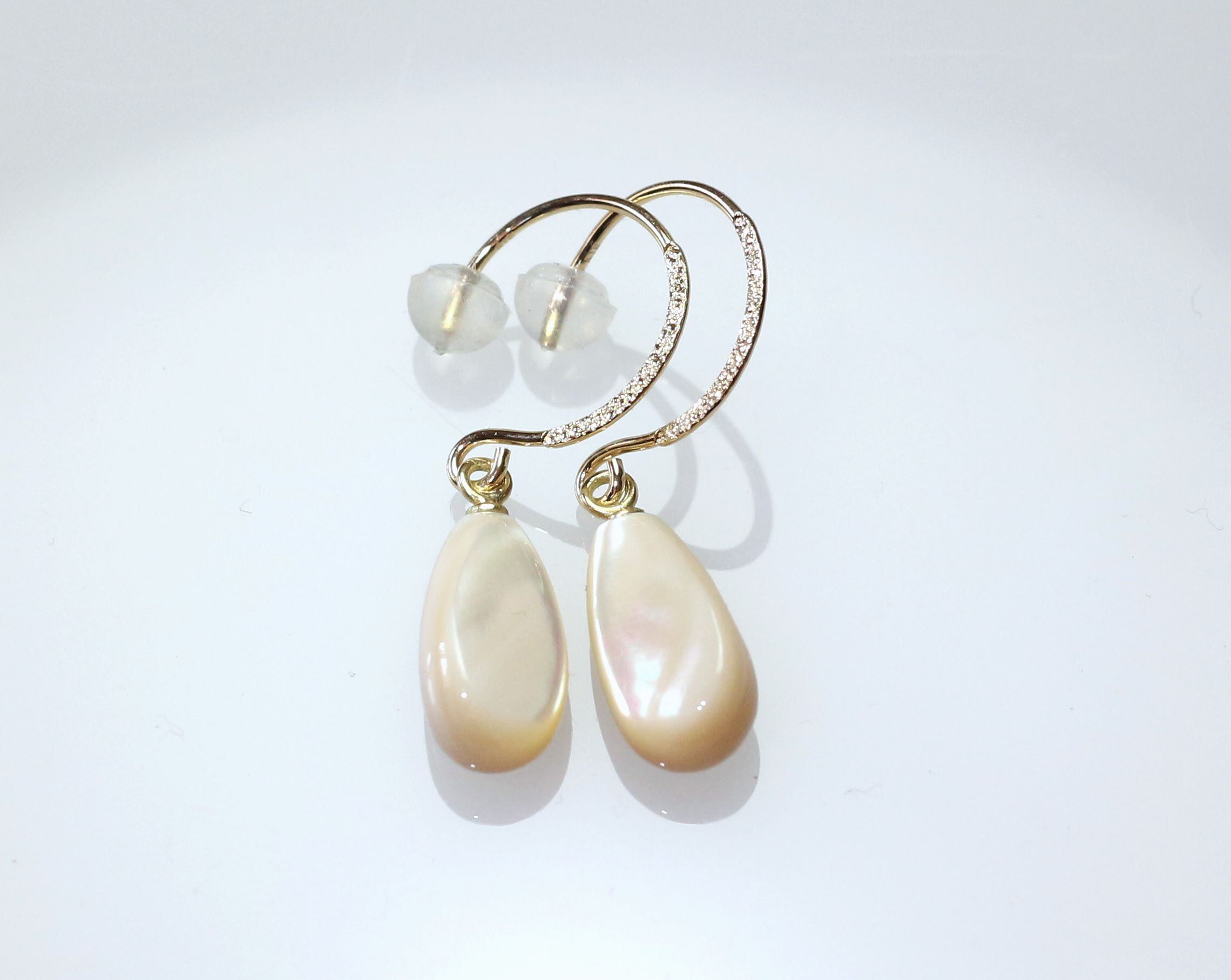 夜光貝 沖縄産夜光貝 ペンダントトップ 渦巻模様 ペンダントトップ