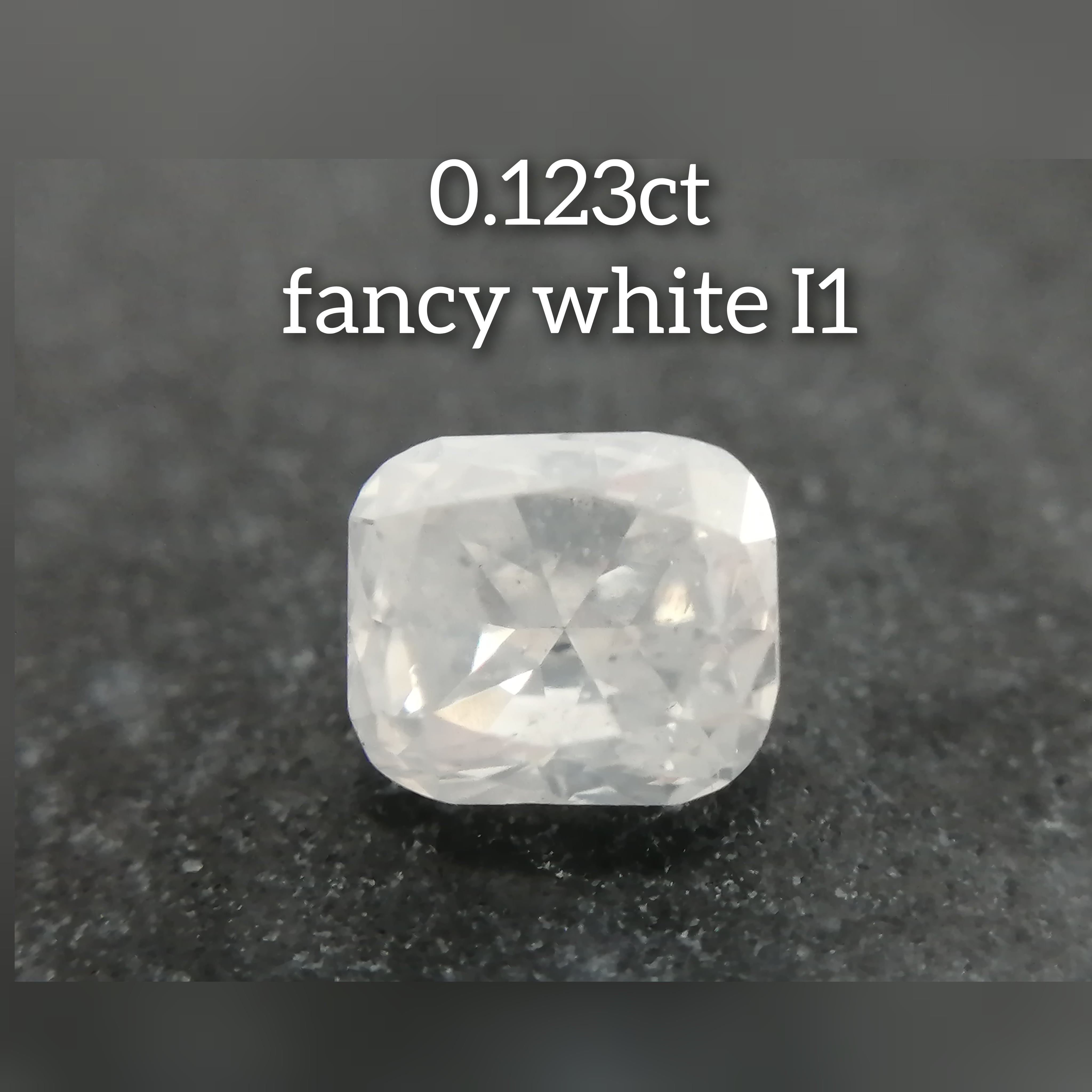 FANCY WHITE 1.00ct PS/RT2362/GIA