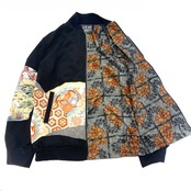 【bomber53】Ssize 再構築リバーシブル着物ボンバー KIMONO reversible BOMBER JACKET