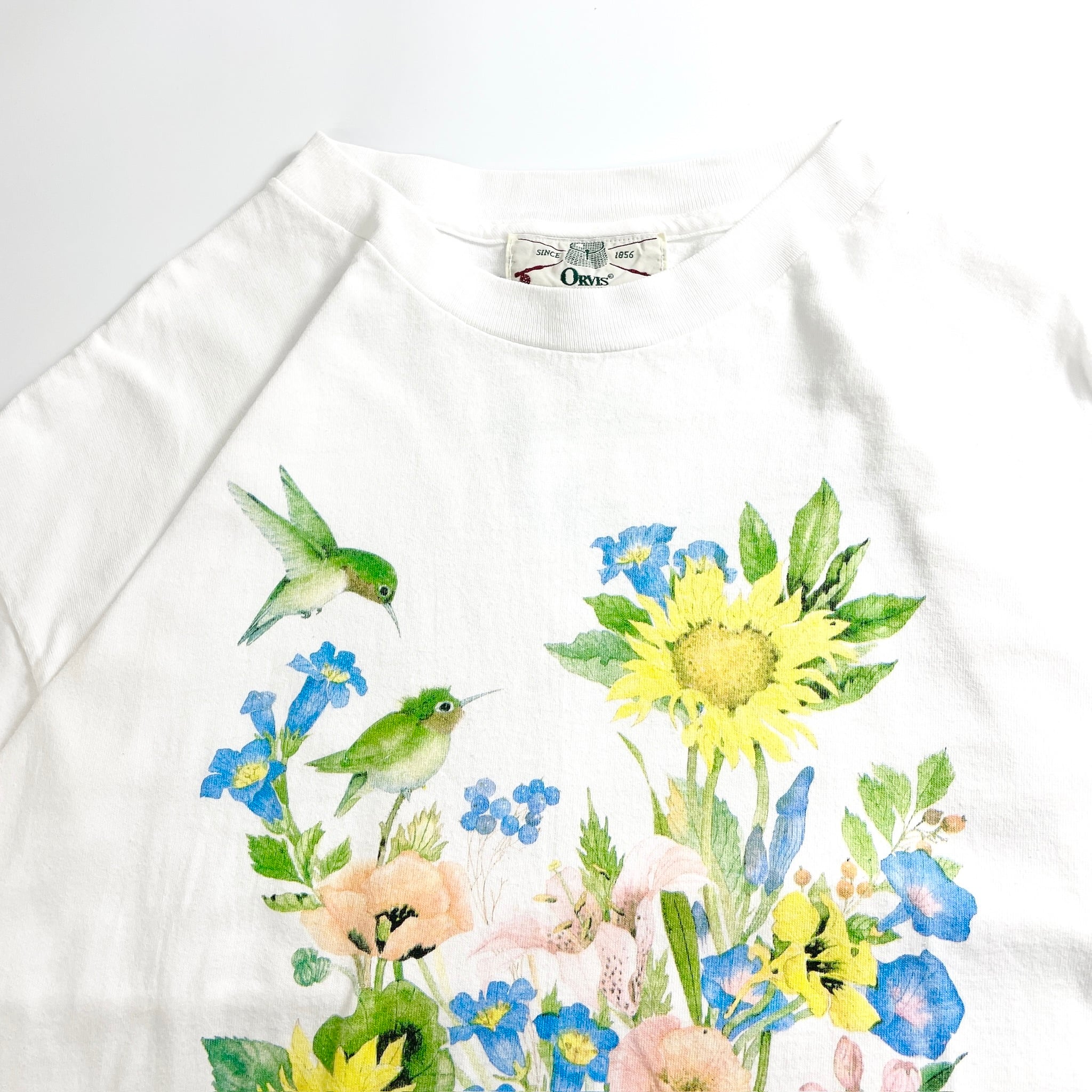 90s Floral Bird Art Tee