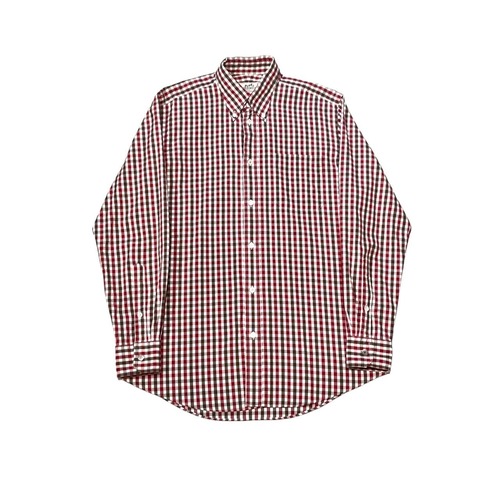 HERMES - Bottom Down Check Shirt (size-39) ¥15000+tax