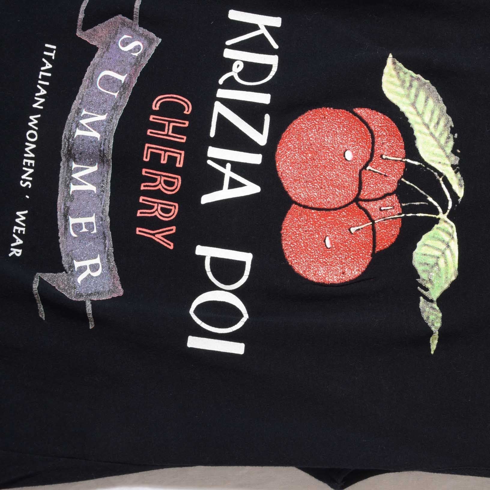 Krizia Poi Cherry printed sleeveless T-shirt | Pay ID Krizia Poi Cherry printed sleeveless T-shirt | Pay ID