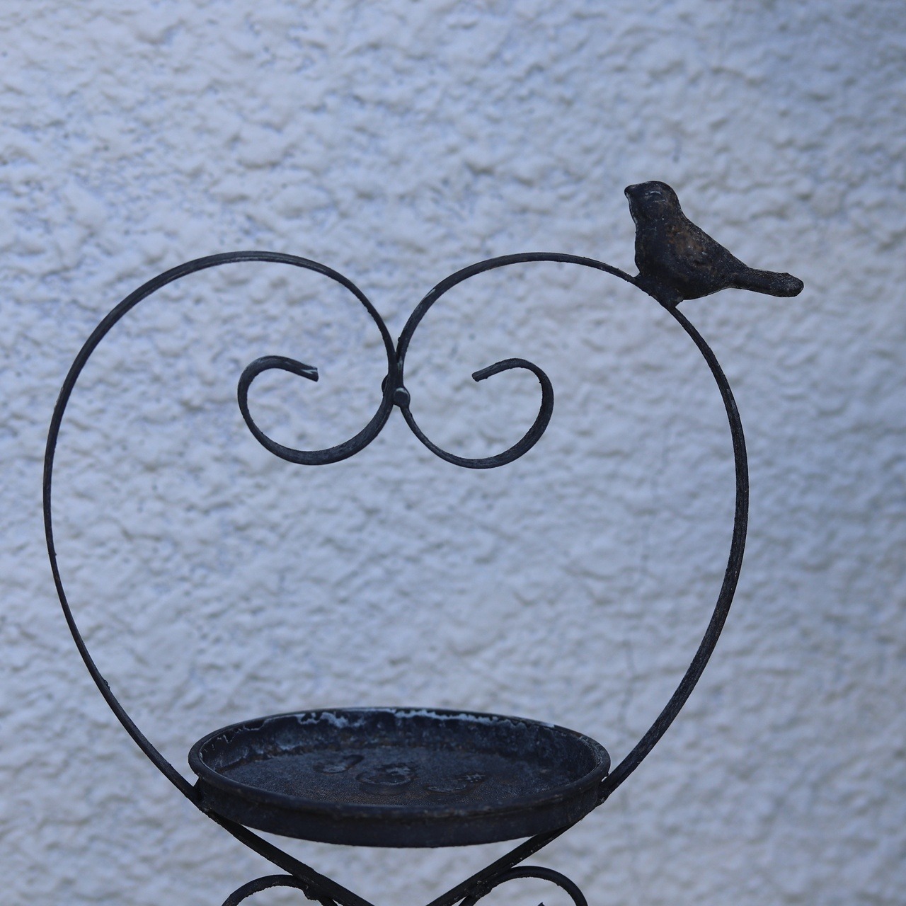 ピック　バードバス　オワソープラピックGY  お庭のアクセント大きめピック、オシャレ