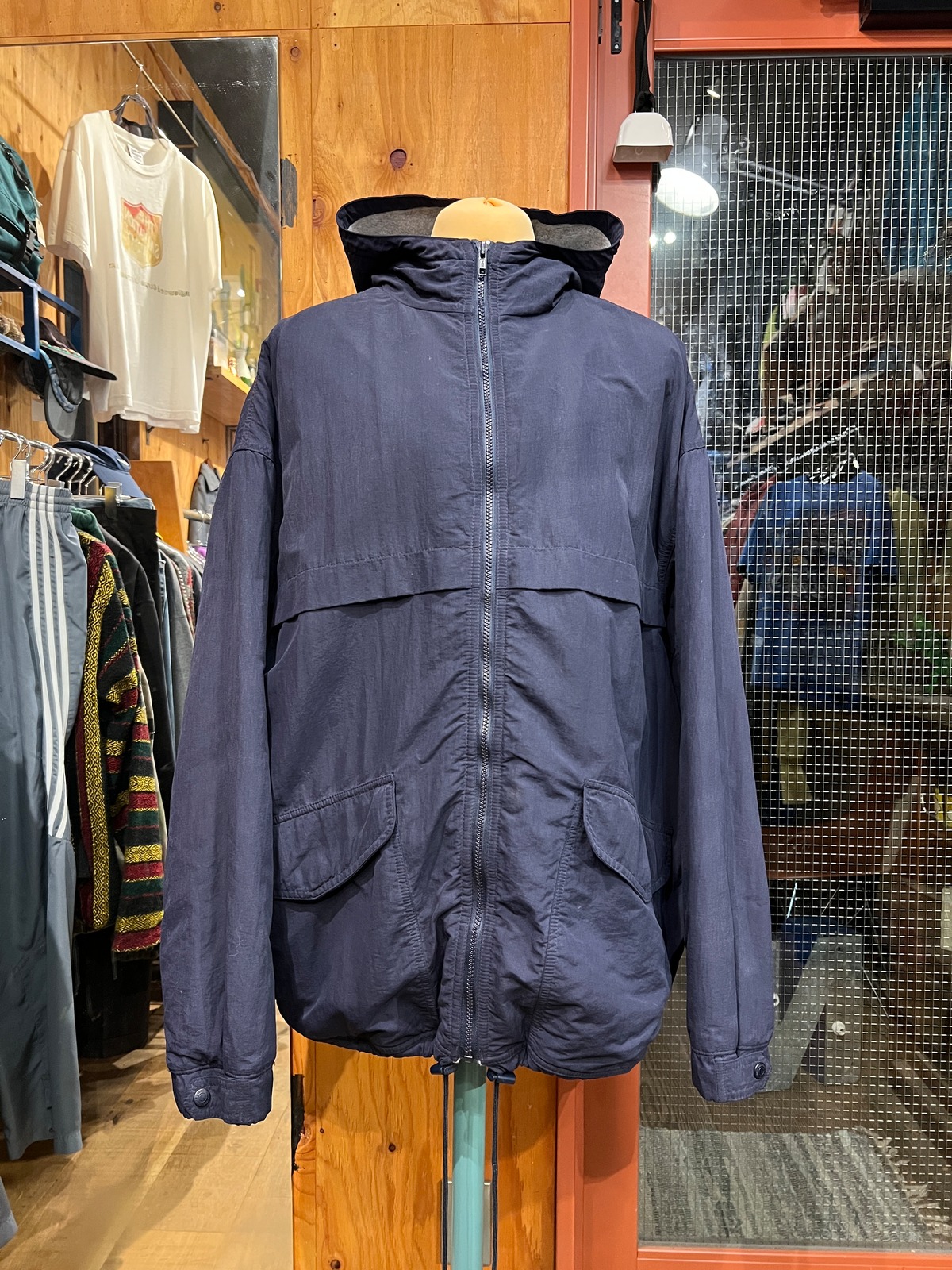 1990s EDDIE BAUER Nylon Hoodie Jacket (L) | Frank Store Sanjo 