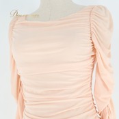 社交ダンス 衣装 トップス ブラウス カットソー ピンク系 ノーマカマリ NORMAKAMALI OMO 長袖 伸縮 ストレッチ 無地 レッスン 練習着 ダンス パーティ 発表会 ダンスウェア レディース 社交ダンス レッスン着 練習用 無地 長袖 おしゃれ かわいい 舞台衣装 発表会用 パーティー用 薄手