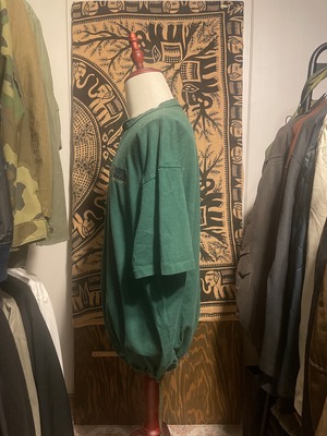 90s / USA製 / COTTON DELUXE / henley neck tee shirts / ALTERED