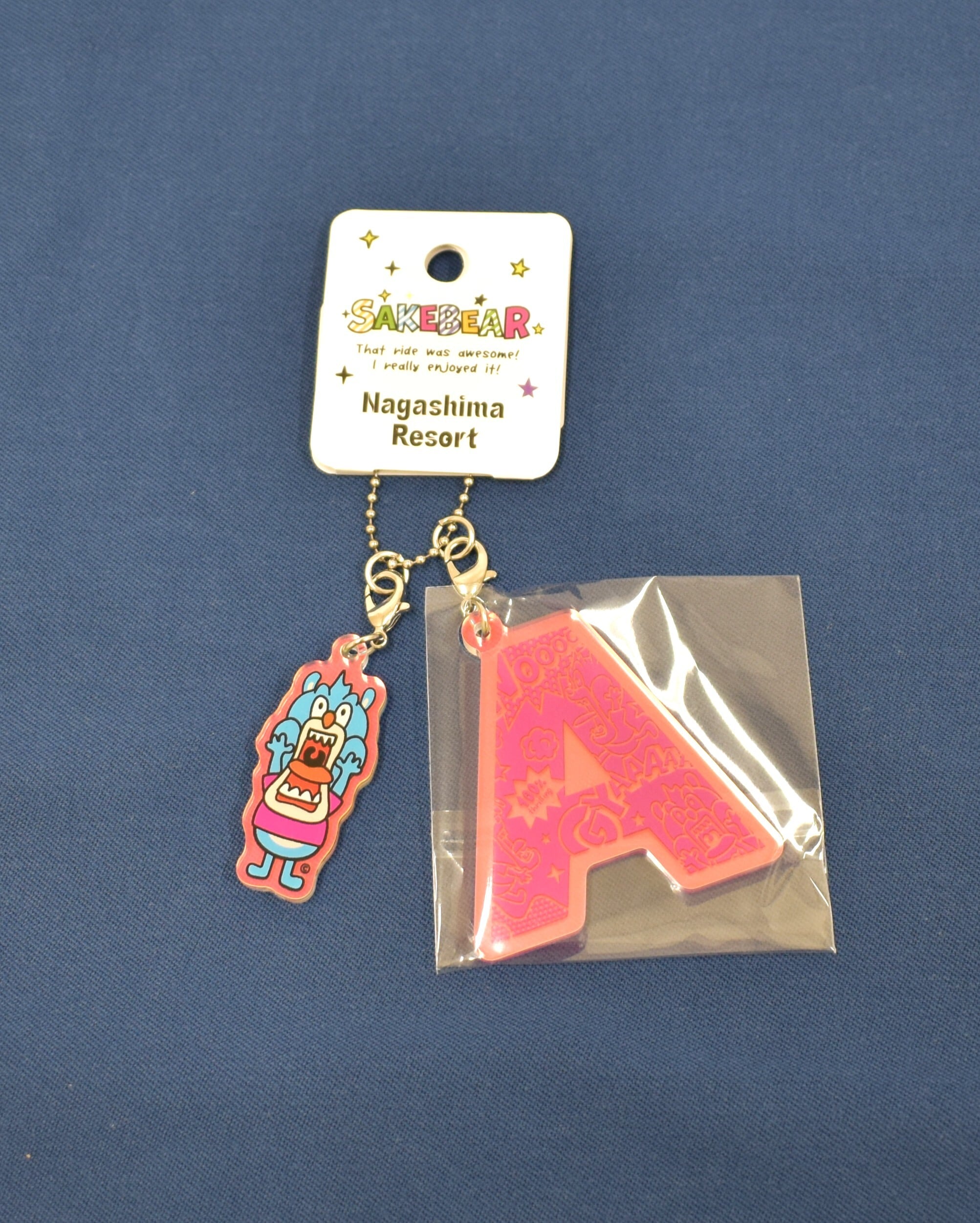 サケベア イニシャルアクリルボールチェーン | Nagashima Resort