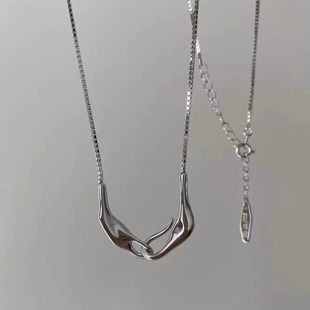 S925 Hang necklace【silver/gold】(N240)
