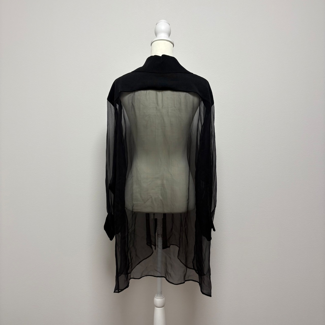 ユーロ LUIS MARI シースルー シルク　シャツ