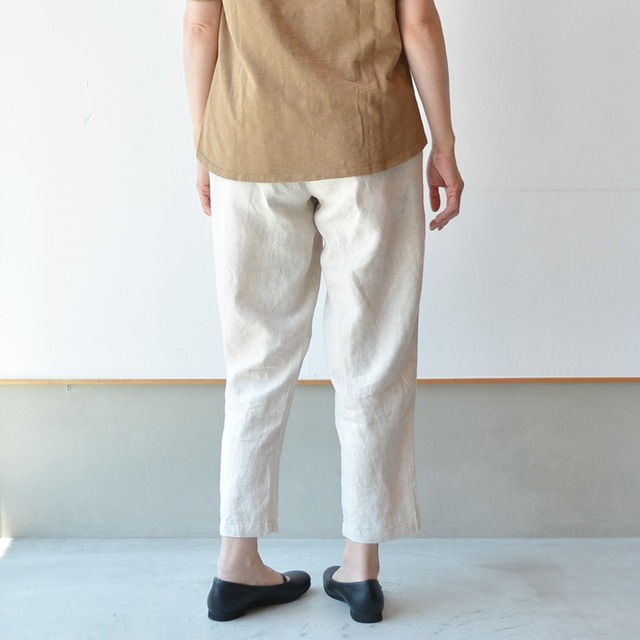 SWARM(スワーム)リネンテーパードパンツ(NS-56034)全5色