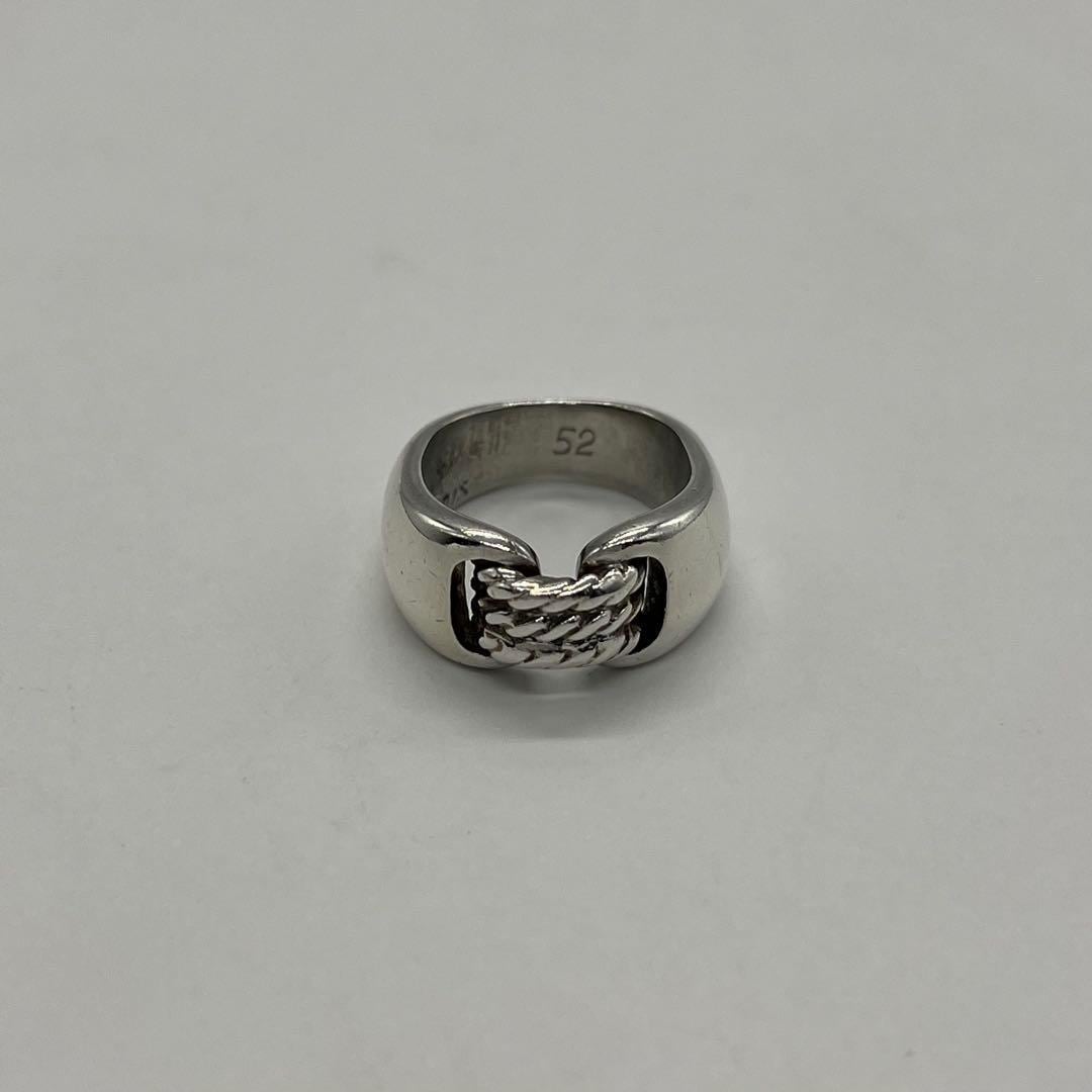 エルメス HERMES シュロワ リング 表記サイズ52 ヴィンテージ SV