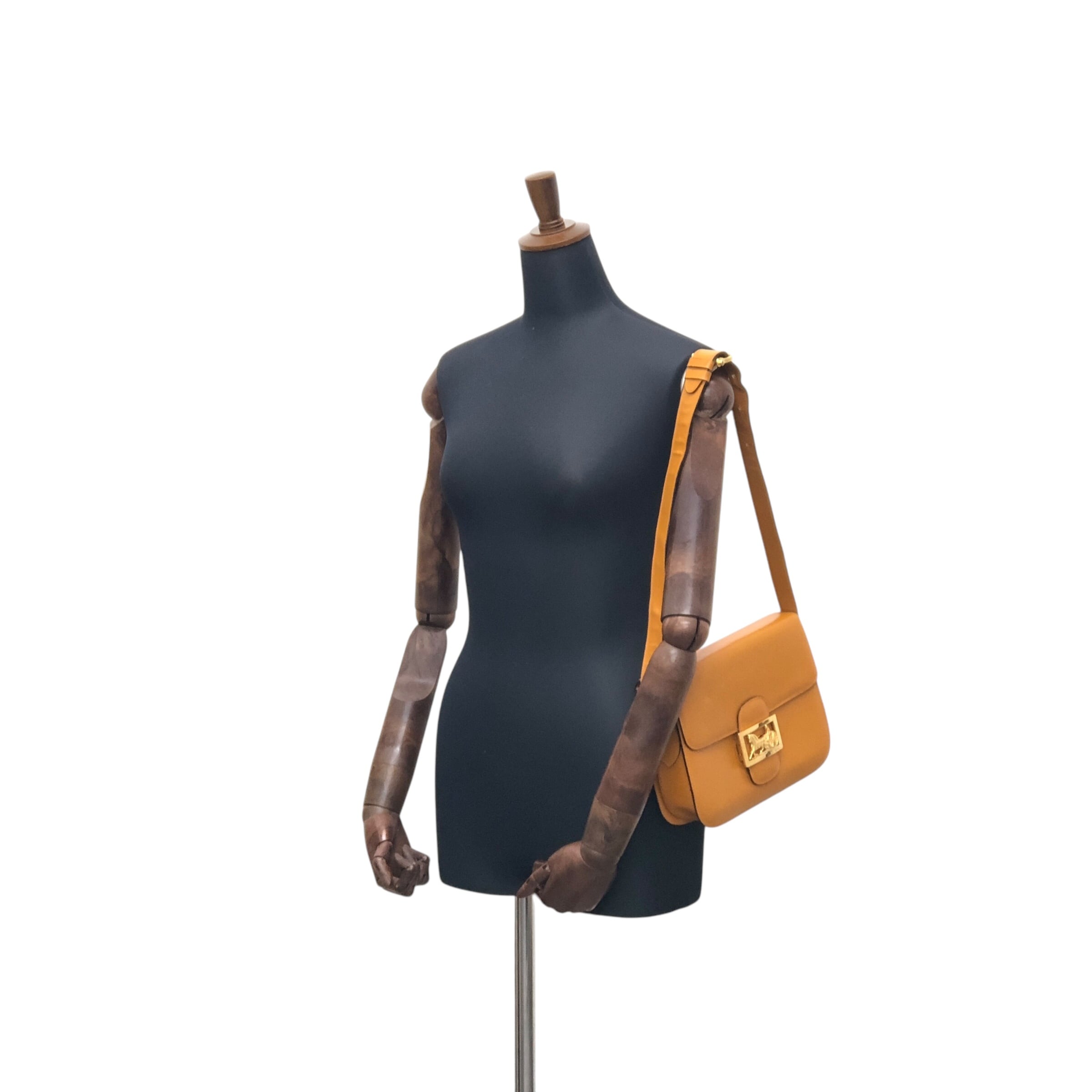 CELINE セリーヌ ショルダーバッグ キャメル 馬車 ホースキャリッジ