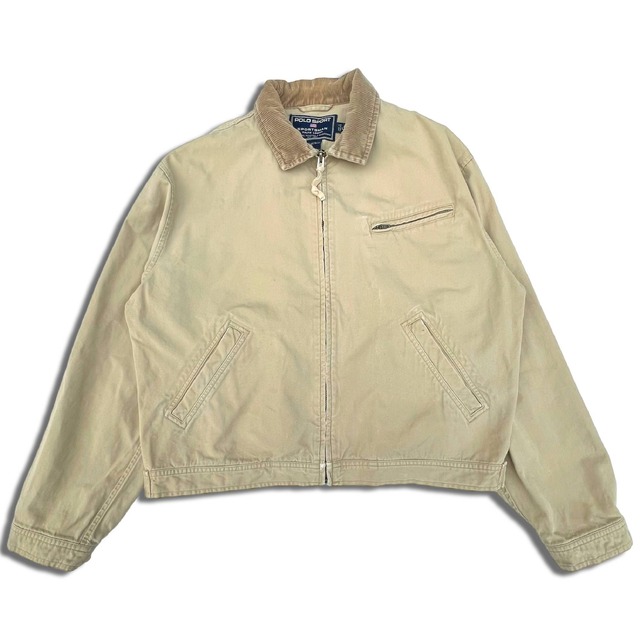 90s POLO SPORT スイングトップ ジャケット L ベージュ ポロ ラルフ 