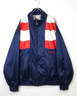 【Caka act2】80's “adidas” Switching Design Vintage Nylon Track Jacket
