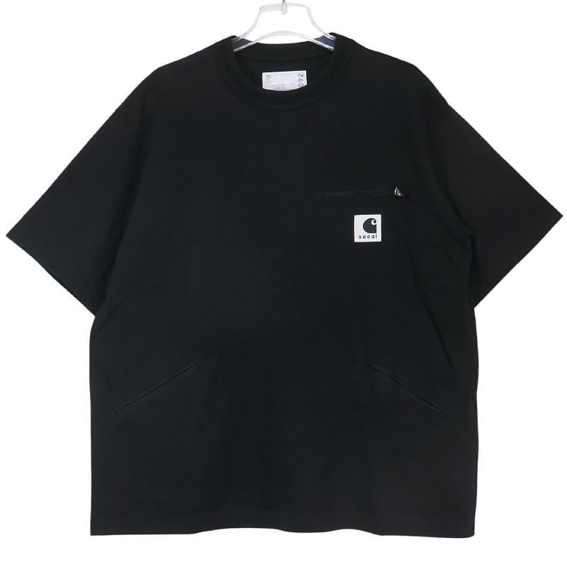 sacai SIDE ZIP COTTON T-SHIRT SCM-037 サイズ3 サカイ サイド ジップ