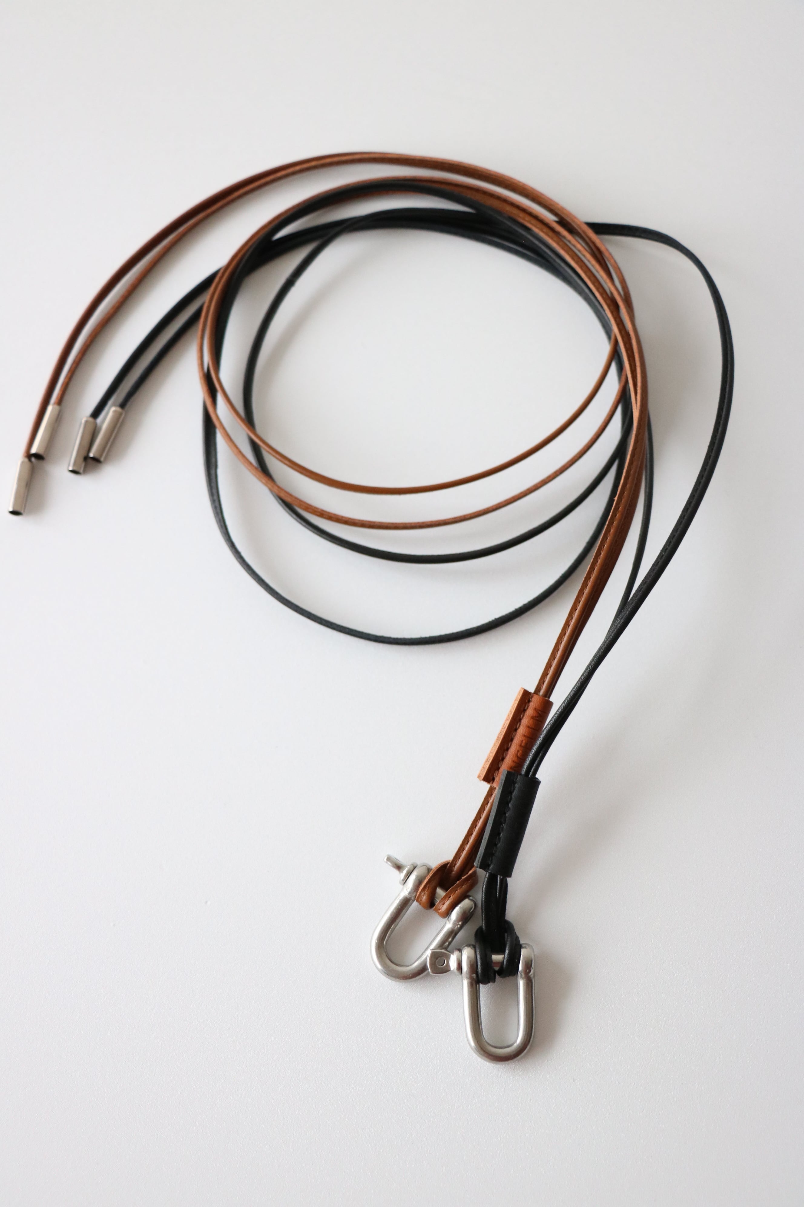 Ancellm / LEATHER ROPE BELT / ANC-GD12 / アンセルム レザーロープ