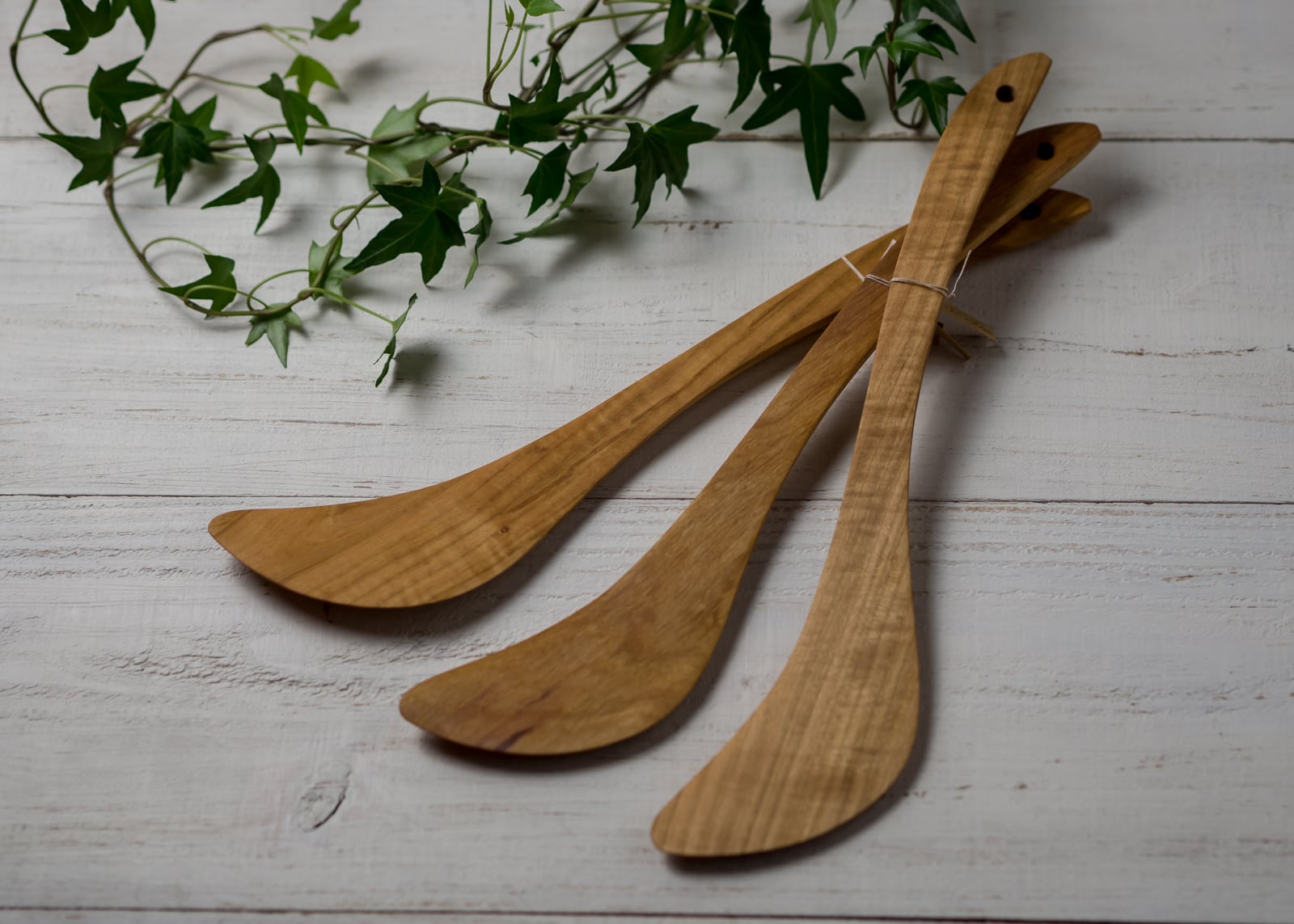 調理用木べら 月形 ヤマザクラ材（木ベラ・炒めへら）／Canaria Wood