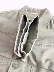 60s US ARMY "1st MODEL" OG107 UTILITY SHIRT Size SMALL