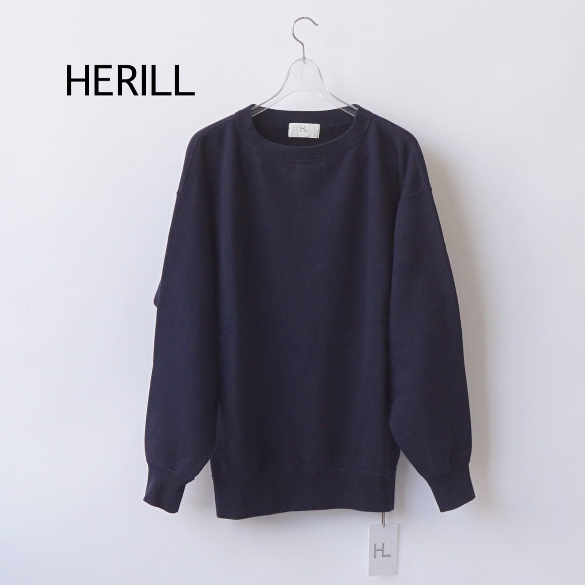 【クリーニング済】25SS Herill Crewneck Sweatshirt クリーニング済】25SS Herill Crewneck Sweatshirt HERILL/ヘリル