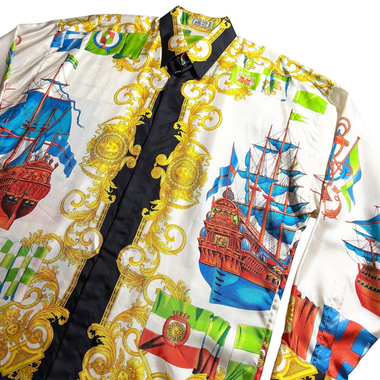 vintage GIANNI VERSACE silk shirt