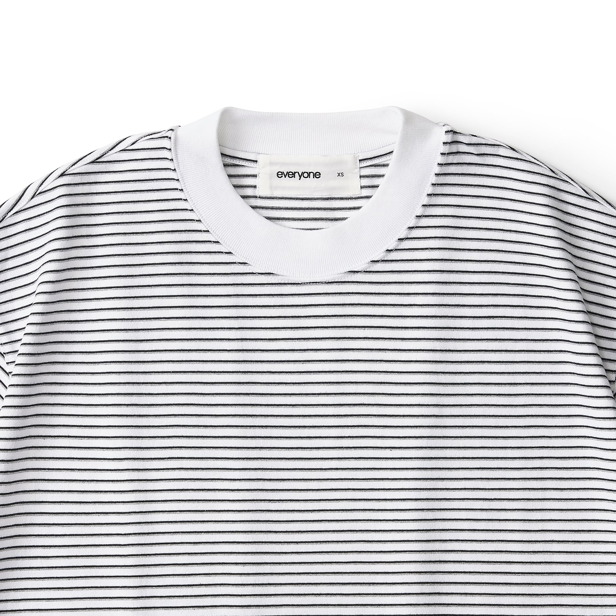 everyone og border short sleeve tee shirt (WHITE) | everyone