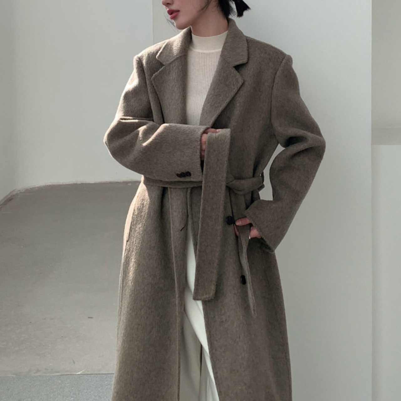 long oversized coat  T4241