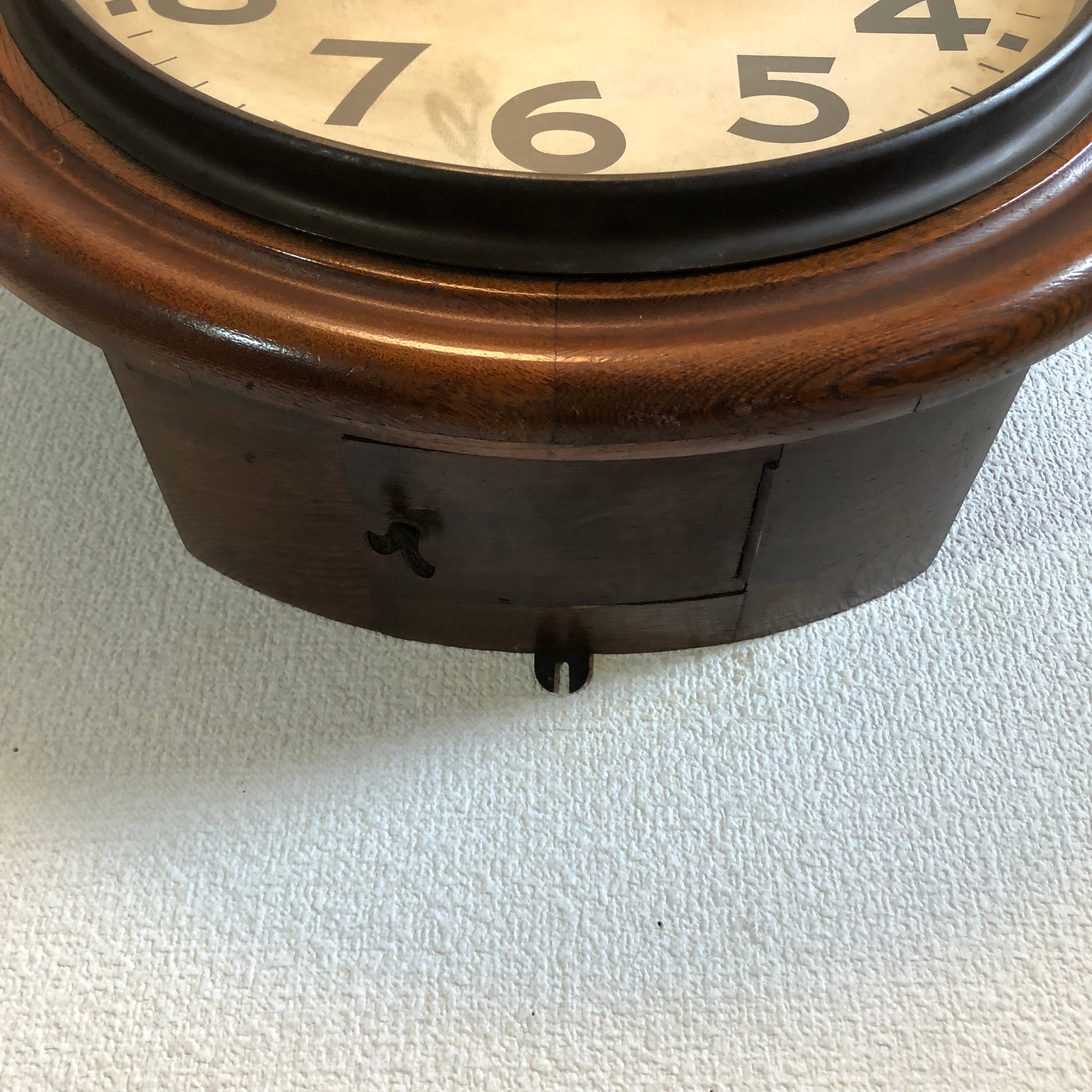 昭和初期頃 精工舎 丸型グレシャム型掛時計 オーバーホール済 稼働品