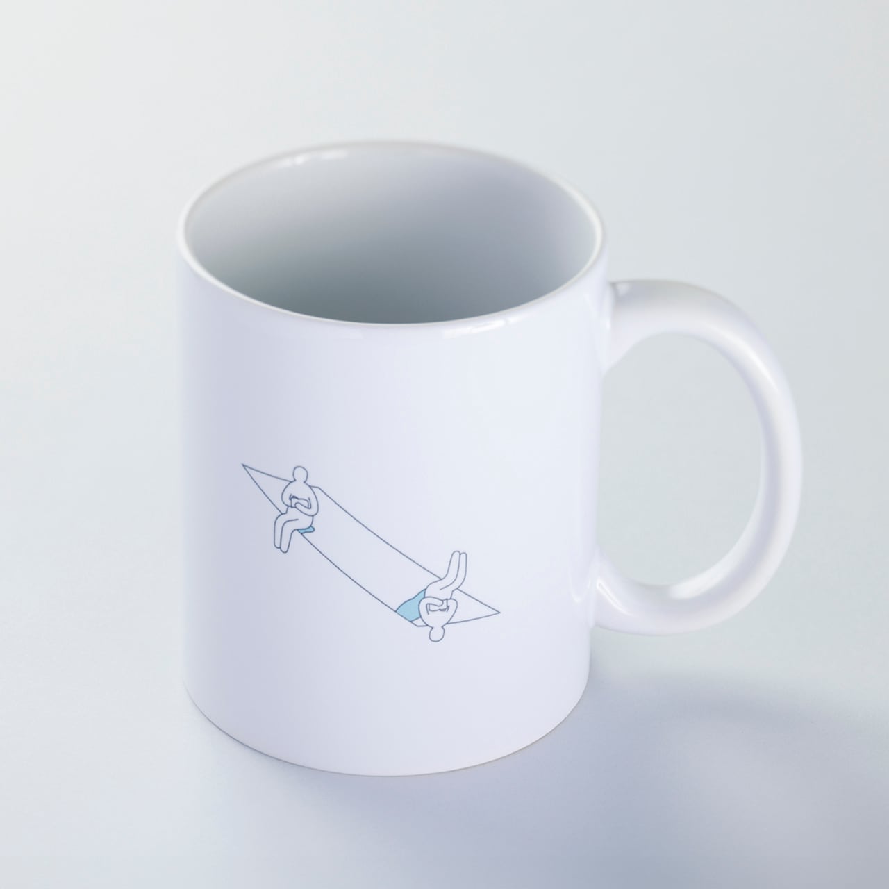 安西水丸 マグカップ（西洋梨） 『中国行きのスロウ・ボート』より