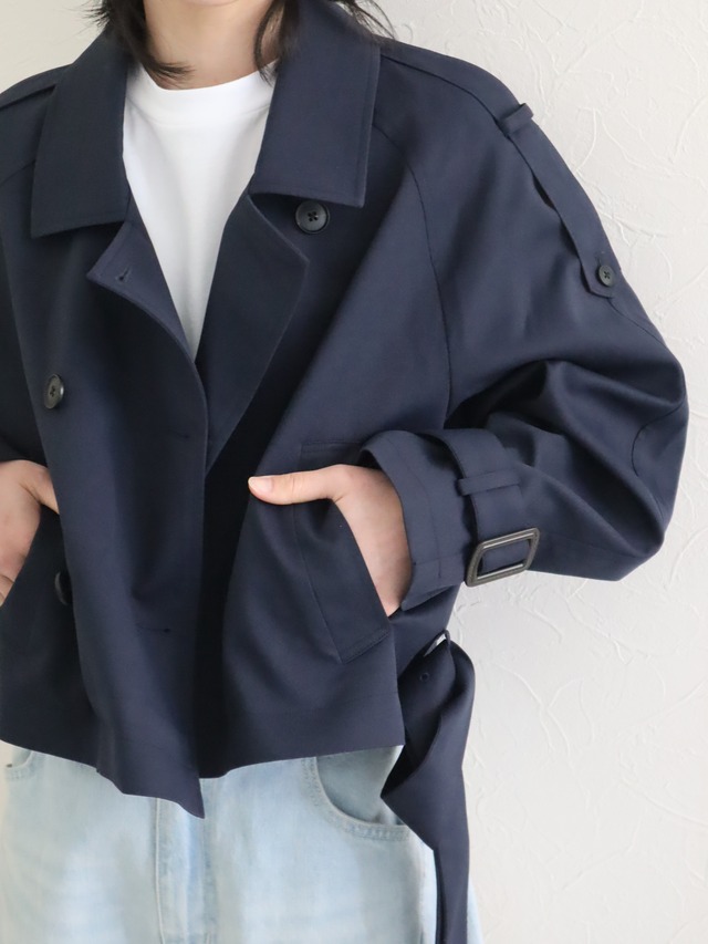 short trench jacket